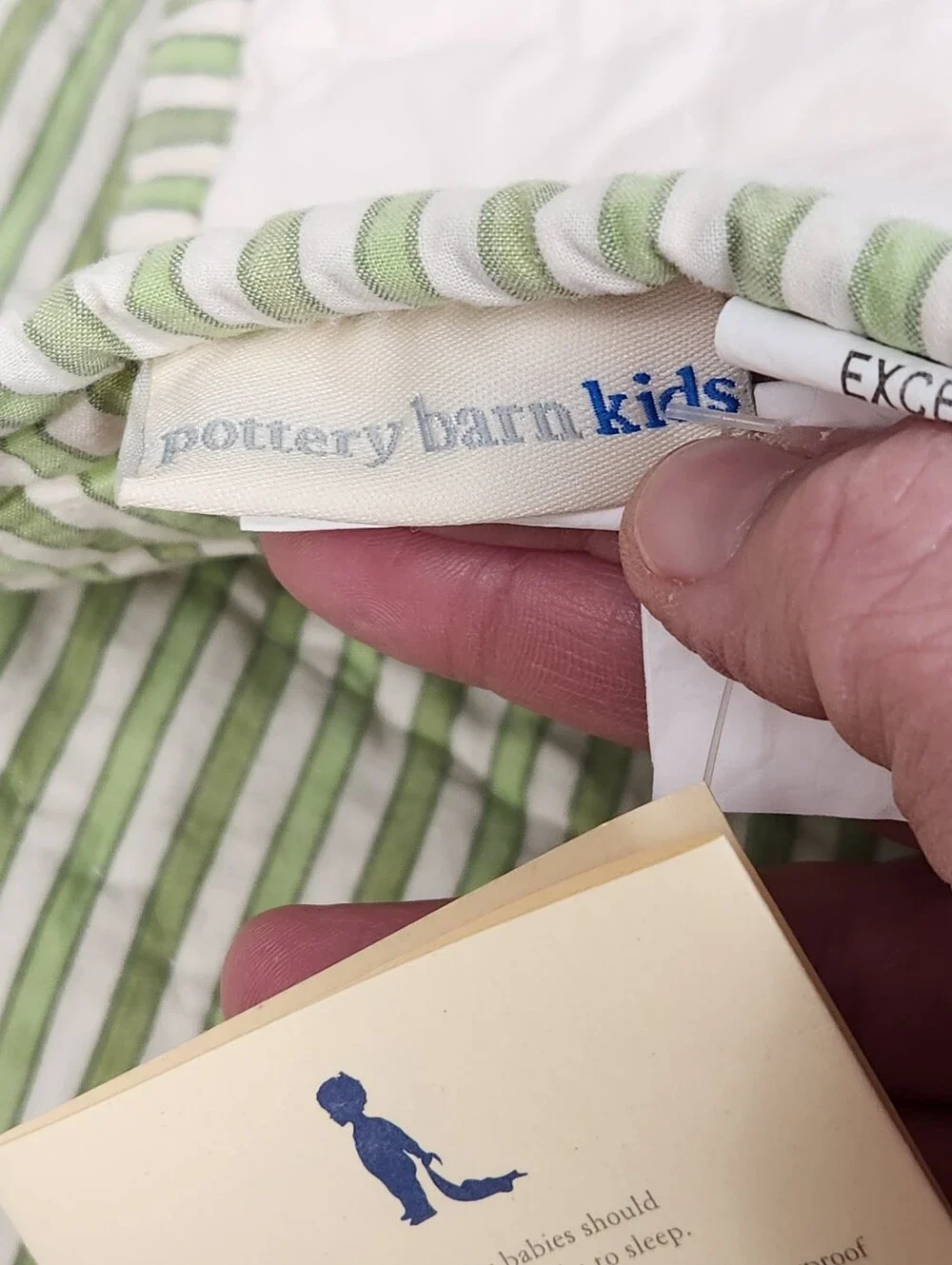 Pottery Barn Kids Farmyard Friends Crib/ Toddler Quilt 50x36 NOS Animals *Flaw*